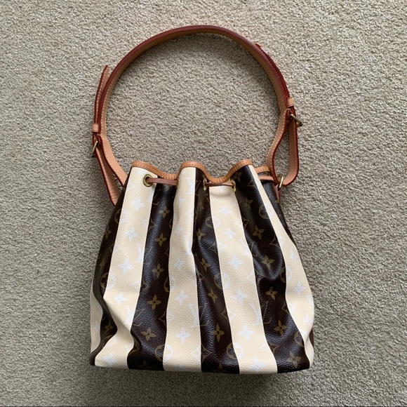Louis Vuitton monogram rayures petit noe handbag - Picture 2 of 11